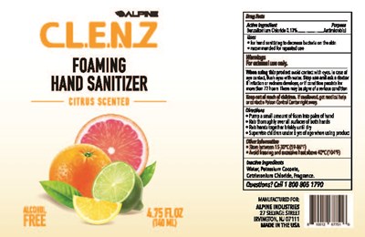 Label (Alpc 6 4 Foam 4 75oz Citrus Otp)